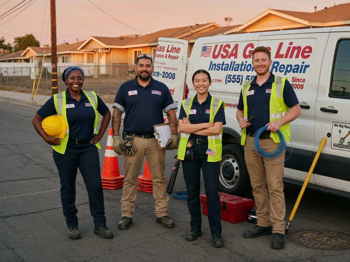 Gas Line Installation company in Gause, TX
